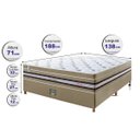 Ver imagem 2 de Cama Box Casal + Colchão de Molas Ensacadas Cama Inbox Select Euro Soft 138x188x71