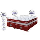 Ver imagem 2 de Cama Box King + Colchão de Molas Ensacadas Cama Inbox Select Euro Soft 193x203x71