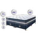 Ver imagem 2 de Cama Box Queen + Colchão de Molas Ensacadas Cama Inbox Select Euro Soft 158x198x71