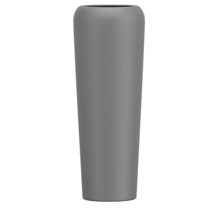 Vaso Decorativo Fibra de Vidro Florida P 65cm Cinza Fosco