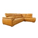 Ver imagem 3 de Sofá Retrátil e Reclinável de Couro Filipinas Canto com Chaise Direita 1,36 M - Caramelo