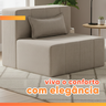 Sofá Puff In Box Modular com Encosto - Smart Pack Vanilla - 6