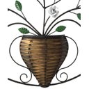 Ver imagem 4 de Moldura De Ferro Mandala Com Vaso Rustico Artesanal Para Sala - Branco