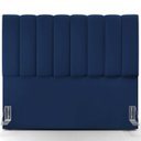 Ver imagem 5 de Cabeceira Cama Box Casal 140 cm Dália W01 Suede Azul Marinho - Lyam Decor