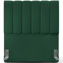 Ver imagem 3 de Cabeceira Cama Box Painel Solteiro 100 cm Dália W01 Suede Verde Musgo - Lyam Decor