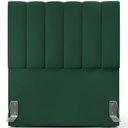 Ver imagem 5 de Cabeceira Cama Box Painel Solteiro 100 cm Dália W01 Suede Verde Musgo - Lyam Decor