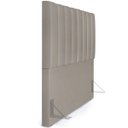 Ver imagem 6 de Cabeceira Cama Box Painel Casal 140cm Dália W01 Linho Bege - Lyam Decor
