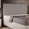 Cabeceira Cama Box Painel Queen 160cm Dália W01 Linho Bege - Lyam Decor - 2