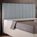 Ver imagem 2 de Cabeceira Cama Box Painel Queen 160cm Dália W01 Suede Cinza - Lyam Decor