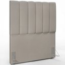 Ver imagem 2 de Cabeceira Cama Box Painel Solteiro 100 cm Dália W01 Linho Bege - Lyam Decor