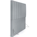 Ver imagem 6 de Cabeceira Cama Box Painel Casal 140 cm Dália W01 Suede Cinza - Lyam Decor