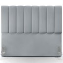 Ver imagem 5 de Cabeceira Cama Box Painel Casal 140 cm Dália W01 Suede Cinza - Lyam Decor