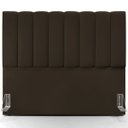 Ver imagem 5 de Cabeceira Cama Box Casal 140 cm Dália W01 Suede Marrom - Lyam Decor
