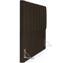 Ver imagem 6 de Cabeceira Cama Box Casal 140 cm Dália W01 Suede Marrom - Lyam Decor