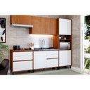 Ver imagem 4 de Balcão de Cozinha Denver Ph 3108 C/ 3 Gavetas e Divisor de Talheres S/ Tampo 80cm Freijo Rocks/