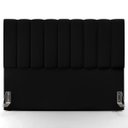 Ver imagem 5 de Cabeceira Cama Box Painel Queen 160cm Dália W01 Suede Preto - Lyam Decor