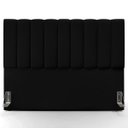 Ver imagem 3 de Cabeceira Cama Box Painel Queen 160cm Dália W01 Suede Preto - Lyam Decor