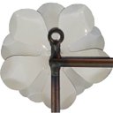 Ver imagem 5 de Suporte de Ferro 3 Ganchos Artesanal Rustico Colonial Decorativo - Branco & Verniz