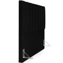 Ver imagem 6 de Cabeceira Cama Box Casal 140cm Dália W01 Suede Preto - Lyam Decor