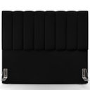 Ver imagem 5 de Cabeceira Cama Box Casal 140cm Dália W01 Suede Preto - Lyam Decor