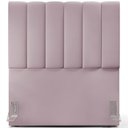 Ver imagem 3 de Cabeceira Cama Box Painel Solteiro 100cm Dália W01 Suede Rosê - Lyam Decor