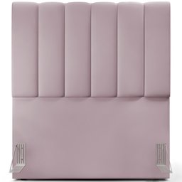 Cabeceira Cama Box Painel Solteiro 100cm Dália W01 Suede Rosê - Lyam Decor - 3