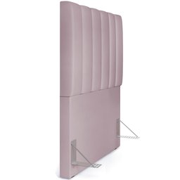 Cabeceira Cama Box Painel Solteiro 100cm Dália W01 Suede Rosê - Lyam Decor - 6