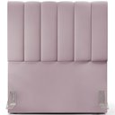 Ver imagem 5 de Cabeceira Cama Box Painel Solteiro 100cm Dália W01 Suede Rosê - Lyam Decor