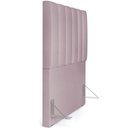 Ver imagem 6 de Cabeceira Cama Box Painel Solteiro 100cm Dália W01 Suede Rosê - Lyam Decor