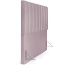 Ver imagem 6 de Cabeceira Cama Box Casal 140 cm Dália W01 Suede Rosê - Lyam Decor