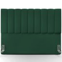 Ver imagem 5 de Cabeceira Cama Box Painel Queen 160 cm Dália W01 Suede Verde Musgo - Lyam Decor