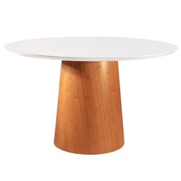 Mesa de Jantar Redonda Madeira Maciça 1,35x1,35m - Caribe - Star Móveis - 1