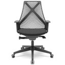 Ver imagem 1 de Cadeira de Escritório Presidente Giratória Executiva Ergonômica Kron P03 Crepe Preto - Lyam