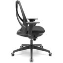 Ver imagem 5 de Cadeira de Escritório Presidente Giratória Executiva Ergonômica Kron P03 Crepe Preto - Lyam