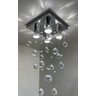Lustre em Cristais Legítimos base em inox espelhado - 2