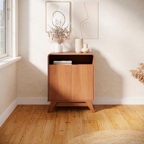 Aparador Buffet Eccos para Sala com 2 Portas Retrô Potenza