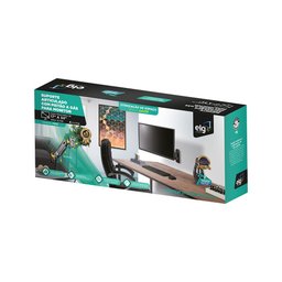 Suporte Articulado de Parede para Monitor, Elg, F410, de 17" a 34", até 9kg Pistão a Gás, Giro 360° - 3