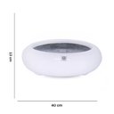 Ver imagem 5 de Vaso Bacia Decorativo Redondo Branco M 13x40 cm - D’Rossi