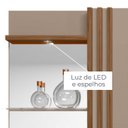 Ver imagem 6 de Painel Rack de Tv com Espelho 2m com Pés Frizz Plus 843 Madetec