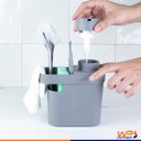 Ver imagem 3 de Dispenser Para Detergente e Esponja 650ml - Ou - Vermelho