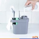 Ver imagem 4 de Dispenser Para Detergente e Esponja 650ml - Ou - Vermelho