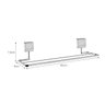 Toalheiro Duplo 45cm Fixação por Parafusos Cromado - Wp Connect - 4