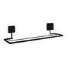 Toalheiro Duplo 45cm Fixação por Parafusos Preto - Wp Connect - 1