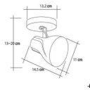 Ver imagem 2 de Kit 6 Spot Sobrepor Direcionável Octa Plus Branco/Rosa 1xE27 - Startec