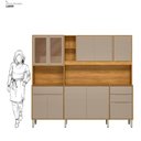 Ver imagem 7 de Kit Cozinha Compacta 10 Portas 3 Gavetas Pleno