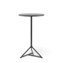 Ver imagem 1 de Mesa Bistrô Base Piramidal Dot D600 Plaxmetal Preta