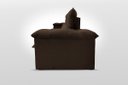 Ver imagem 7 de Sofá Retrátil/Reclinável Verona 2,30M Suede Velut Marrom com Molas No Assento - King House