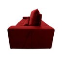 Ver imagem 5 de Sofá Retrátil/Reclinável Zurique 3,00m Suede Velut Vermelho c/ Molas no Assento - King House