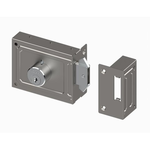 Fech. Sobrepor Lingueta Asa de Avião P/ Portão Correr 0336