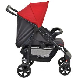 Carrinho de Bebê Passeio Reclinavel Nascimento Até 15 Kg Ecco Burigotto Vermelho - 2